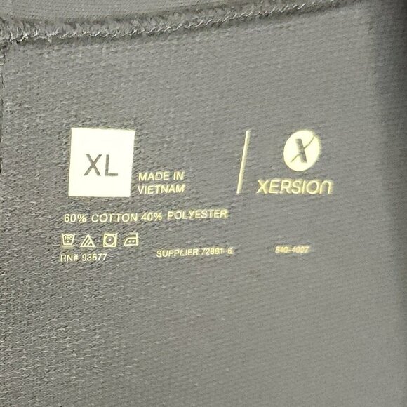 Xersion Sage Green Open Athletic Athleisure Tunic Length Knit Cardigan XL - Picture 4 of 4